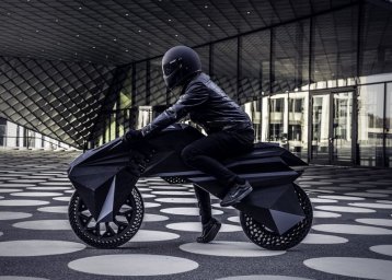 Презентован первый в мире 3D-печатный электромотоцикл