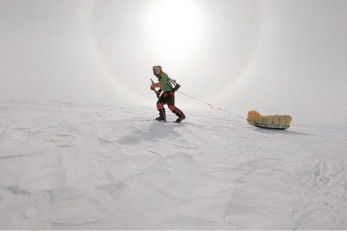 Американец первым в истории пересек Антарктиду в одиночку